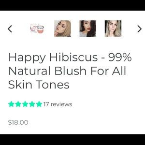 Seraphine Botanicals Happy Hibiscus Blush Palette